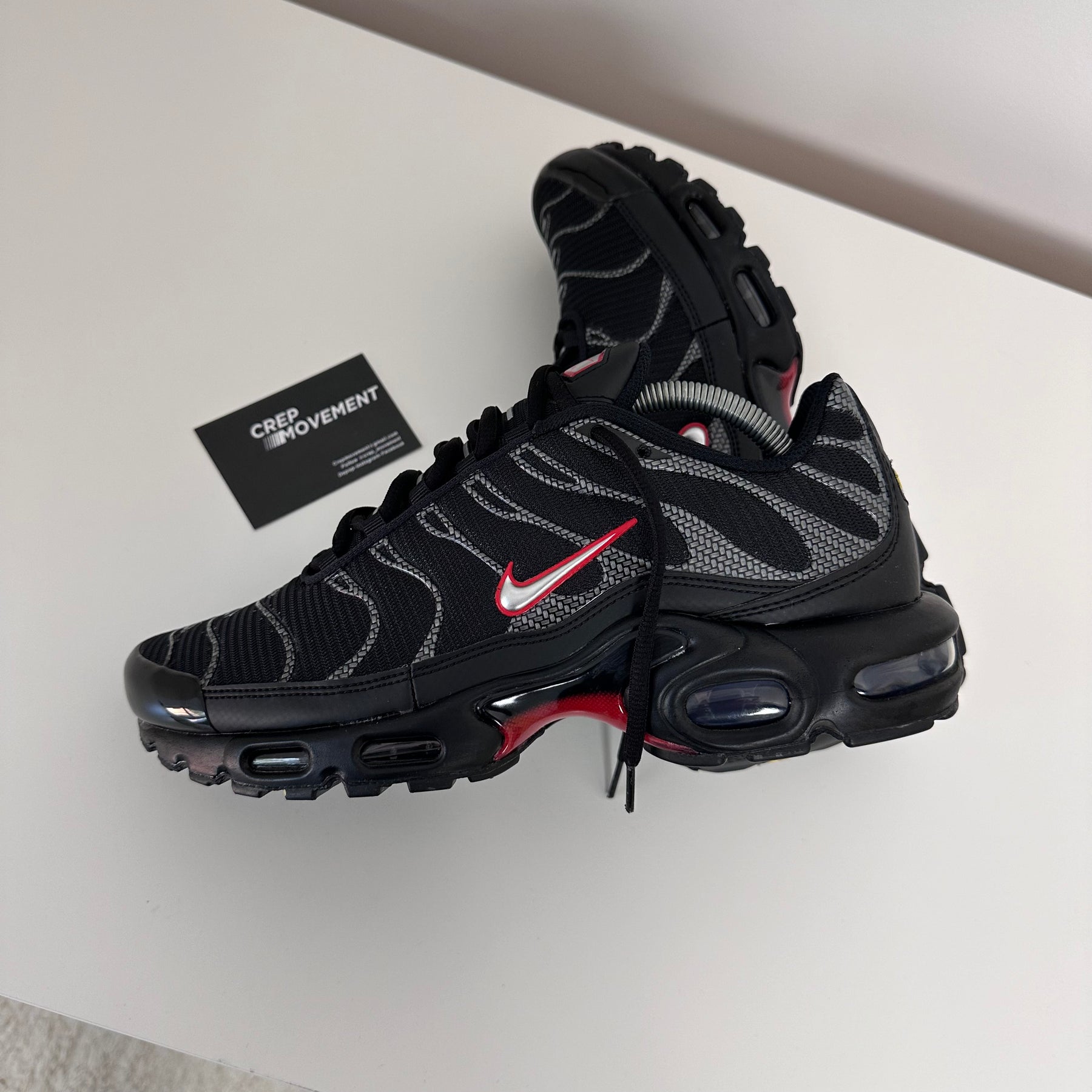 AIR MAX PLUS TN - CARBON / METALLIC SILVER