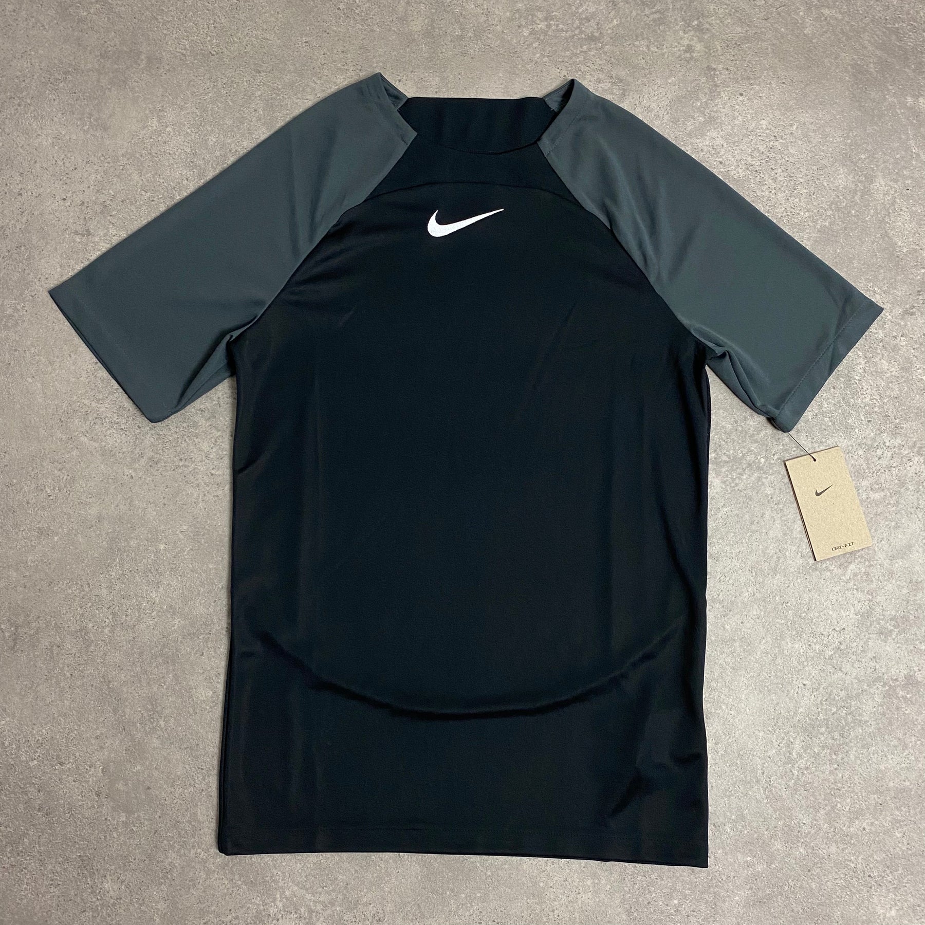 NIKE DRILL 22 T SHIRT SET - BLACK / DARK SMOKE