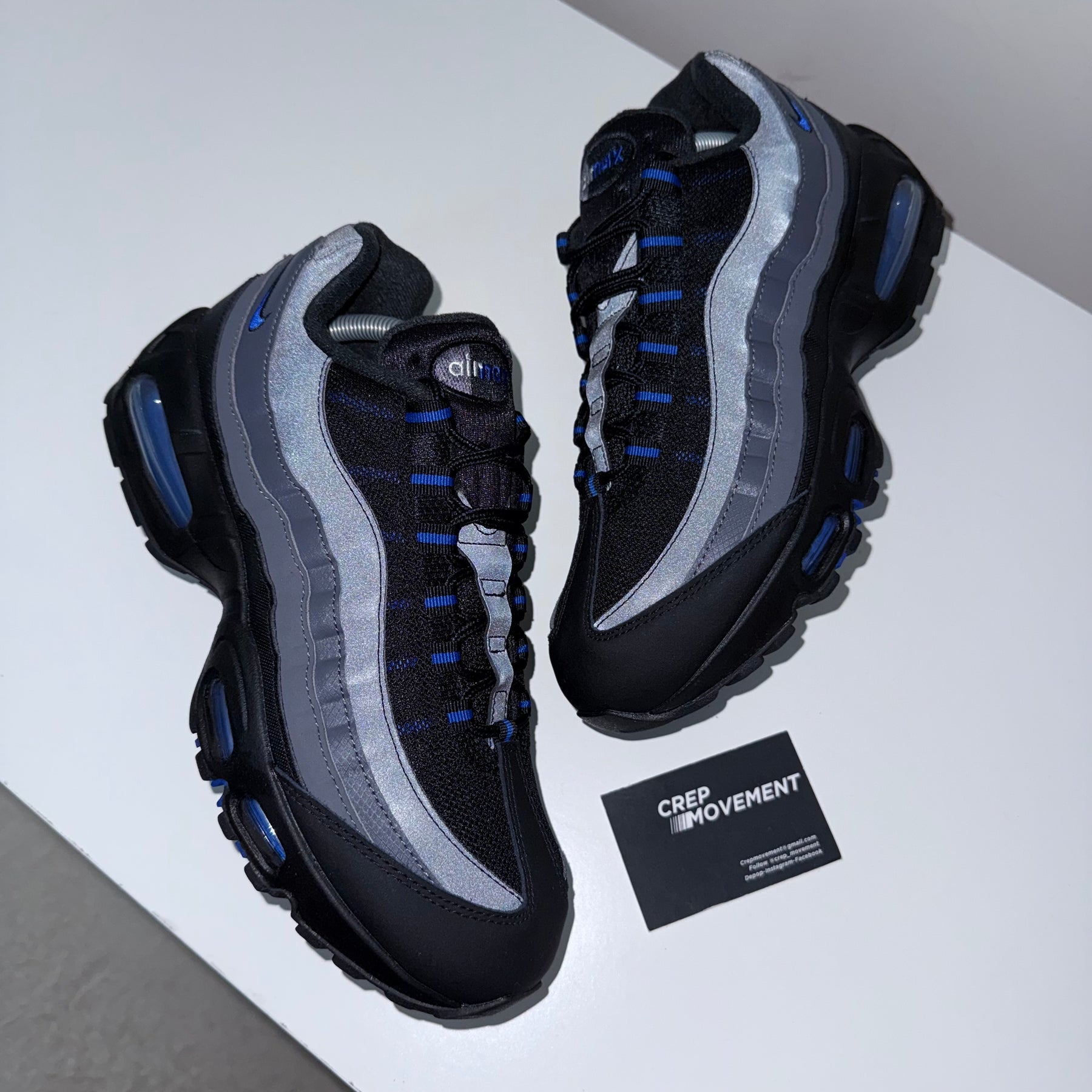 NIKE AIR MAX 95 - ROYAL BLUE / BLACK REFLECTIVE