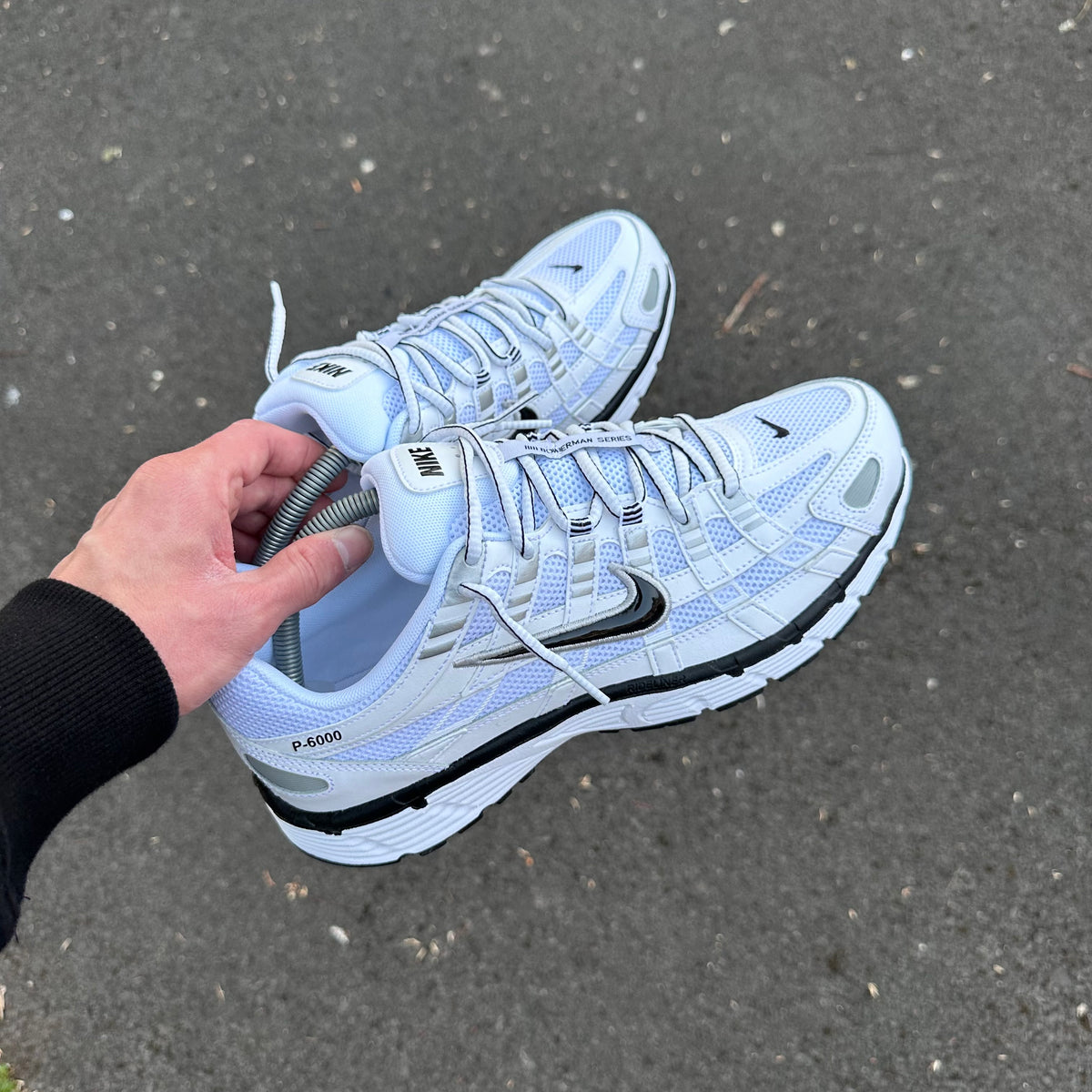 NIKE P-6000 - ICE WHITE / BLACK METALLIC SILVER
