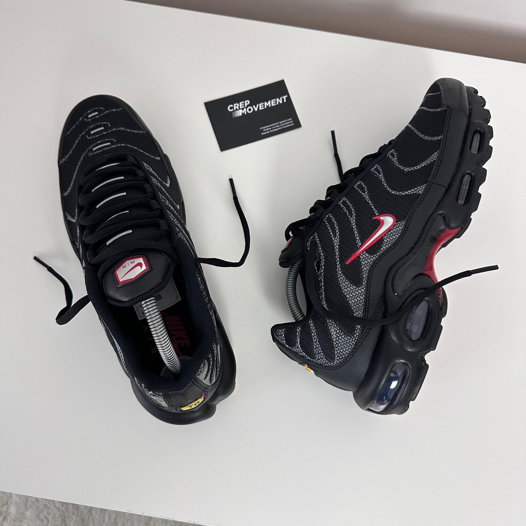AIR MAX PLUS TN - CARBON / METALLIC SILVER