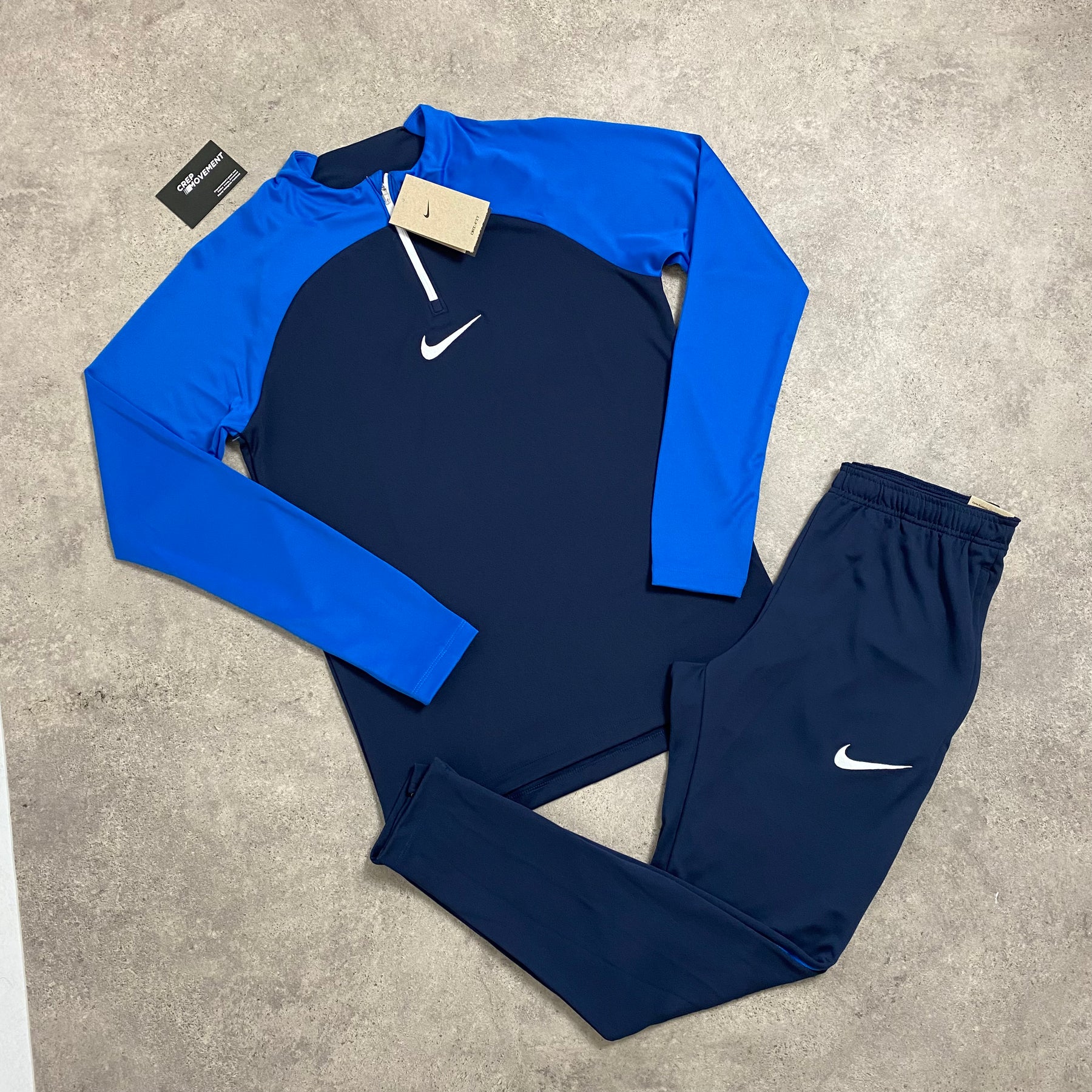 NIKE DRILL 22 HALF ZIP SET - OBSIDIAN BLUE