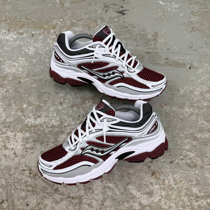 SAUCONY PROGRID OMNI 9 - MAROON WHITE GREY