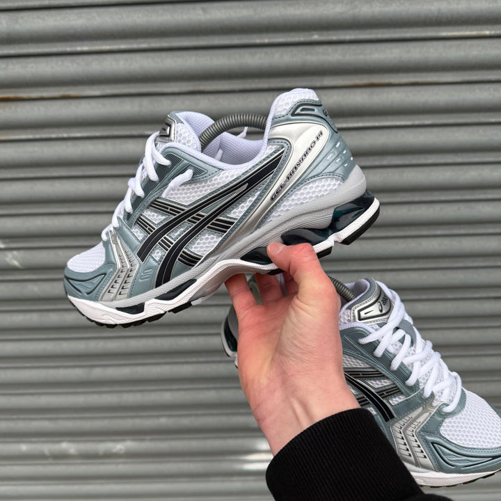 ASICS GEL-KAYANO 14 TRAINER - WHITE / FJORD GREY