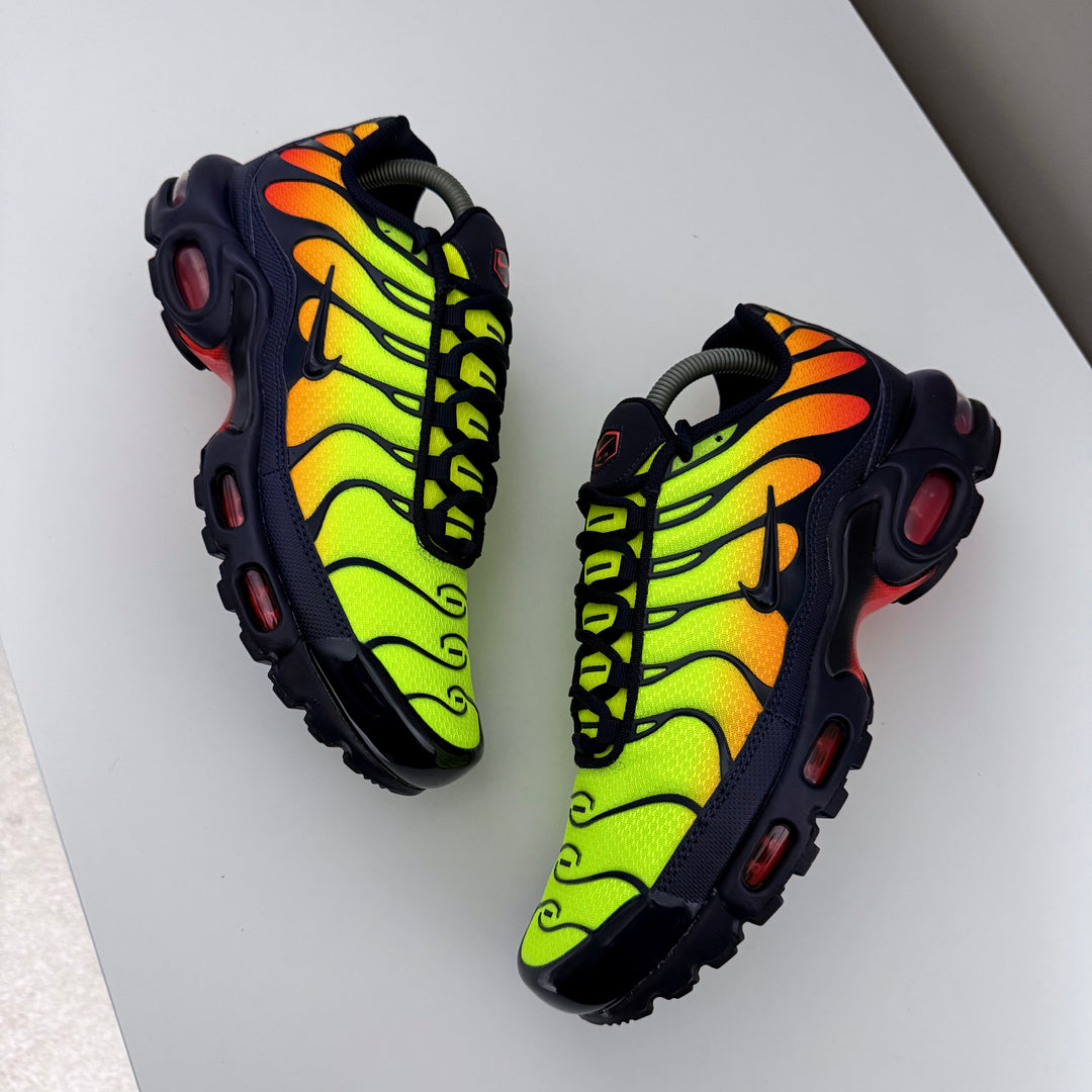 NIKE AIR MAX PLUS TN - LEMON VENOM/ BLACKENED BLUE