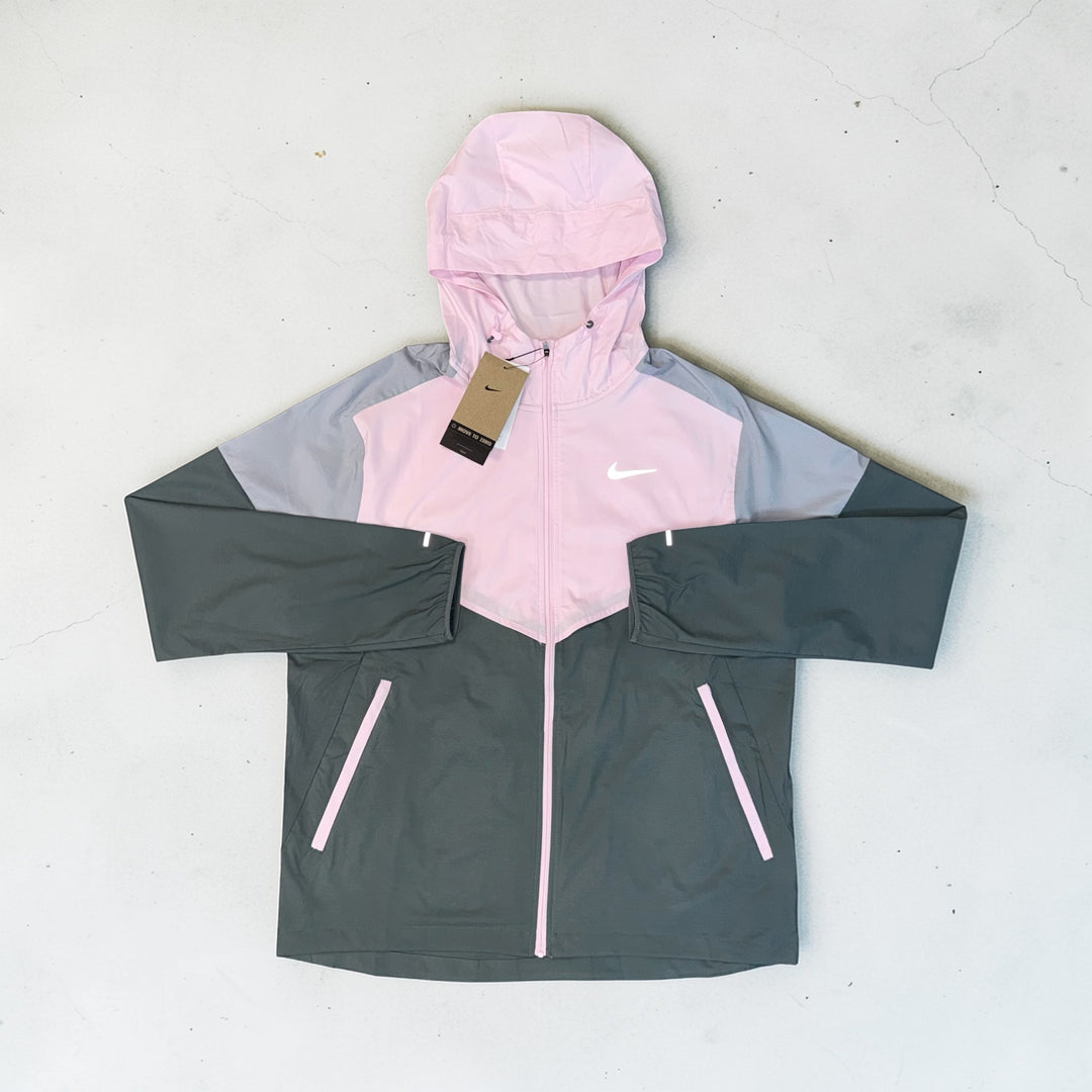 NIKE DRI-FIT WINDRUNNER AND 7” CHALLENGER SHORTS SET - FOAM PINK / GREY