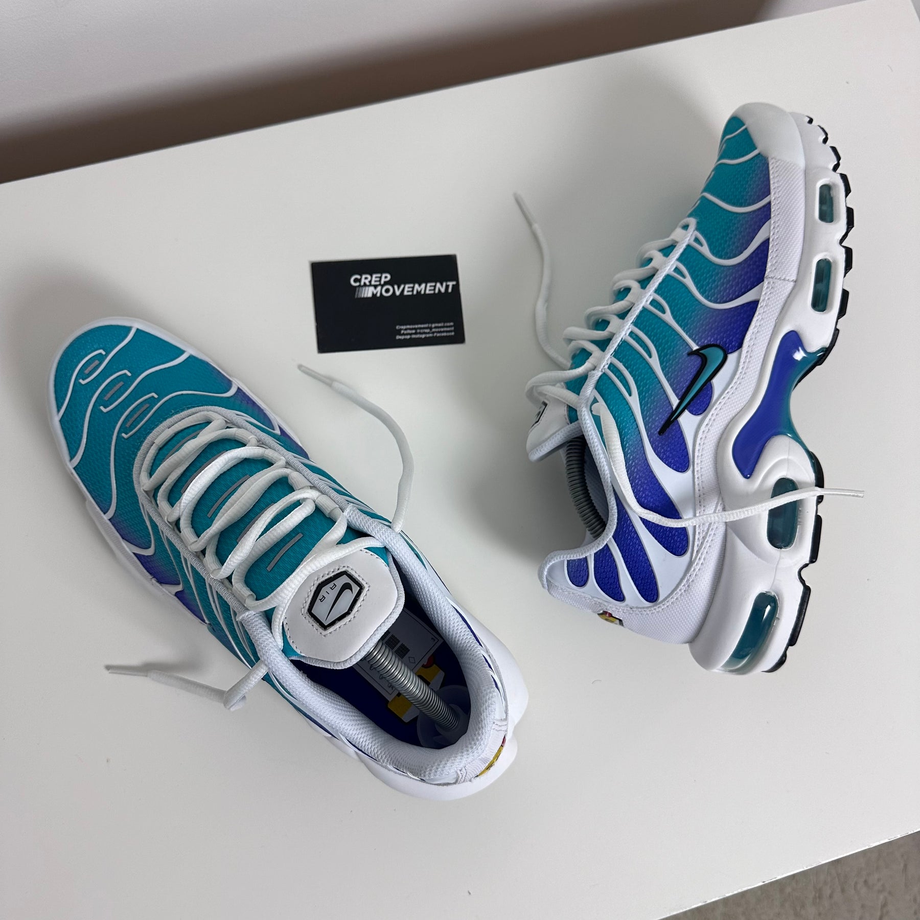 NIKE AIR MAX PLUS TN - BLEACHED AQUA 2.0