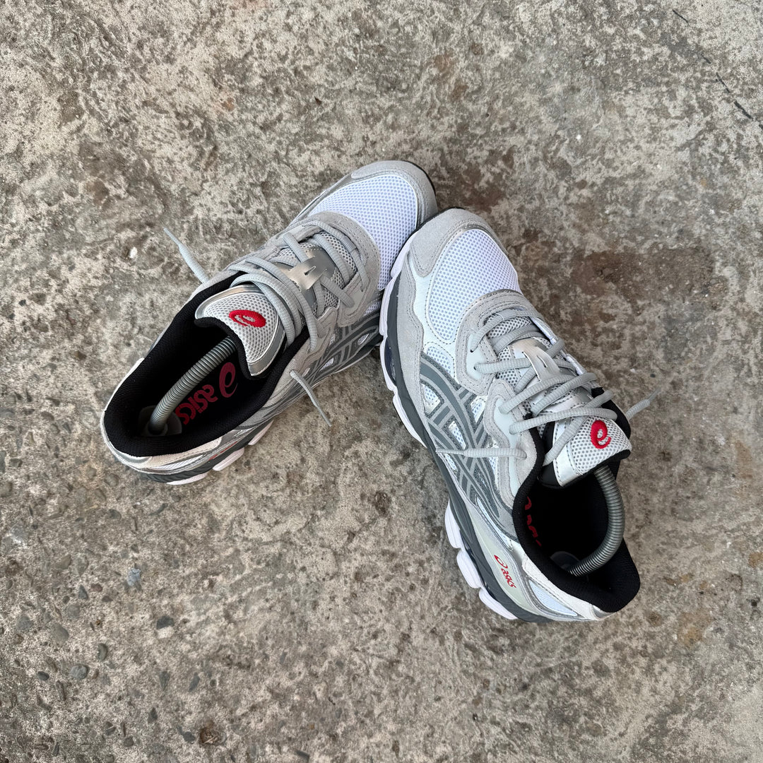 ASICS GEL NYC TRAINER - WHITE / STEEL GREY