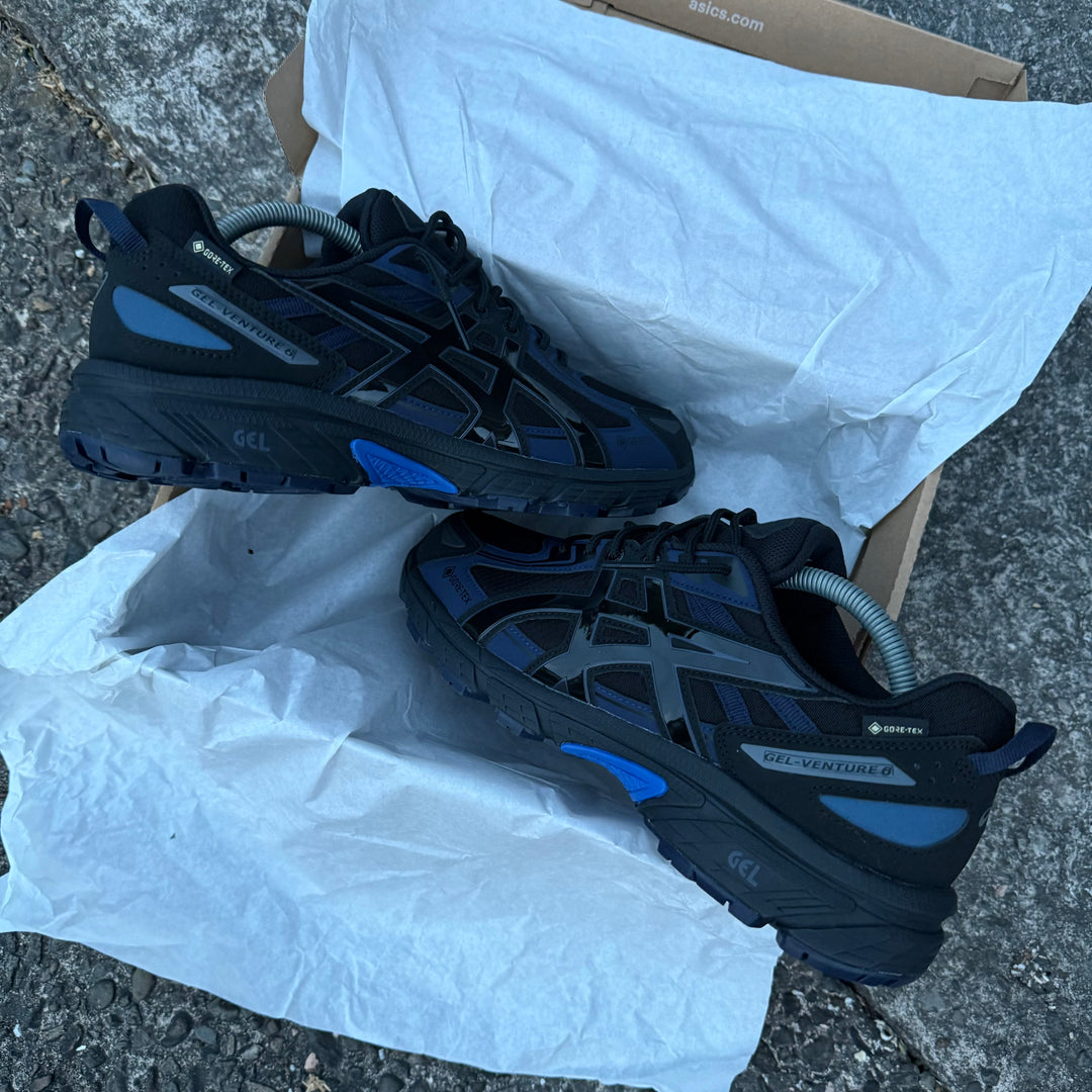ASICS GEL VENTURE 6 TRAINER - BLACK / ROYAL BLUE