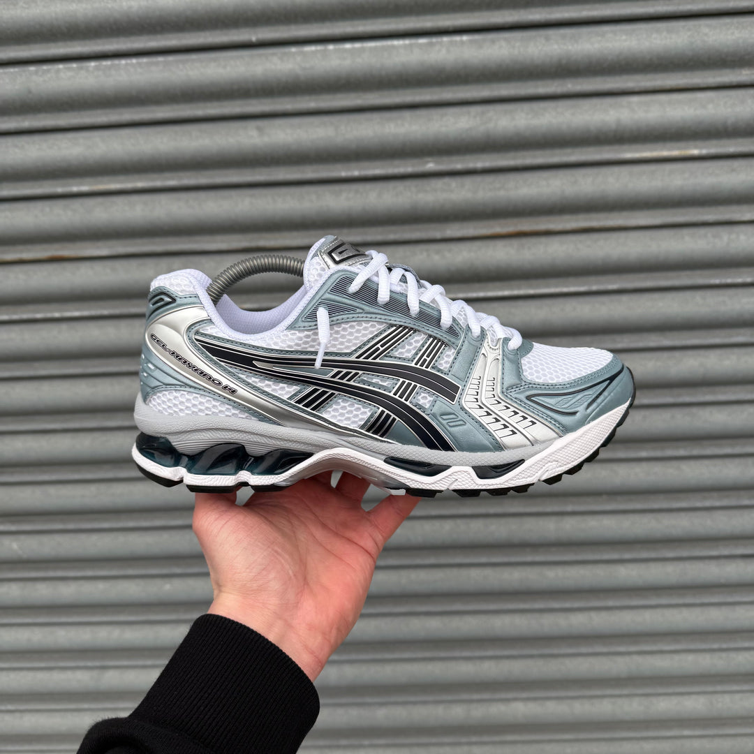 ASICS GEL-KAYANO 14 TRAINER - WHITE / FJORD GREY