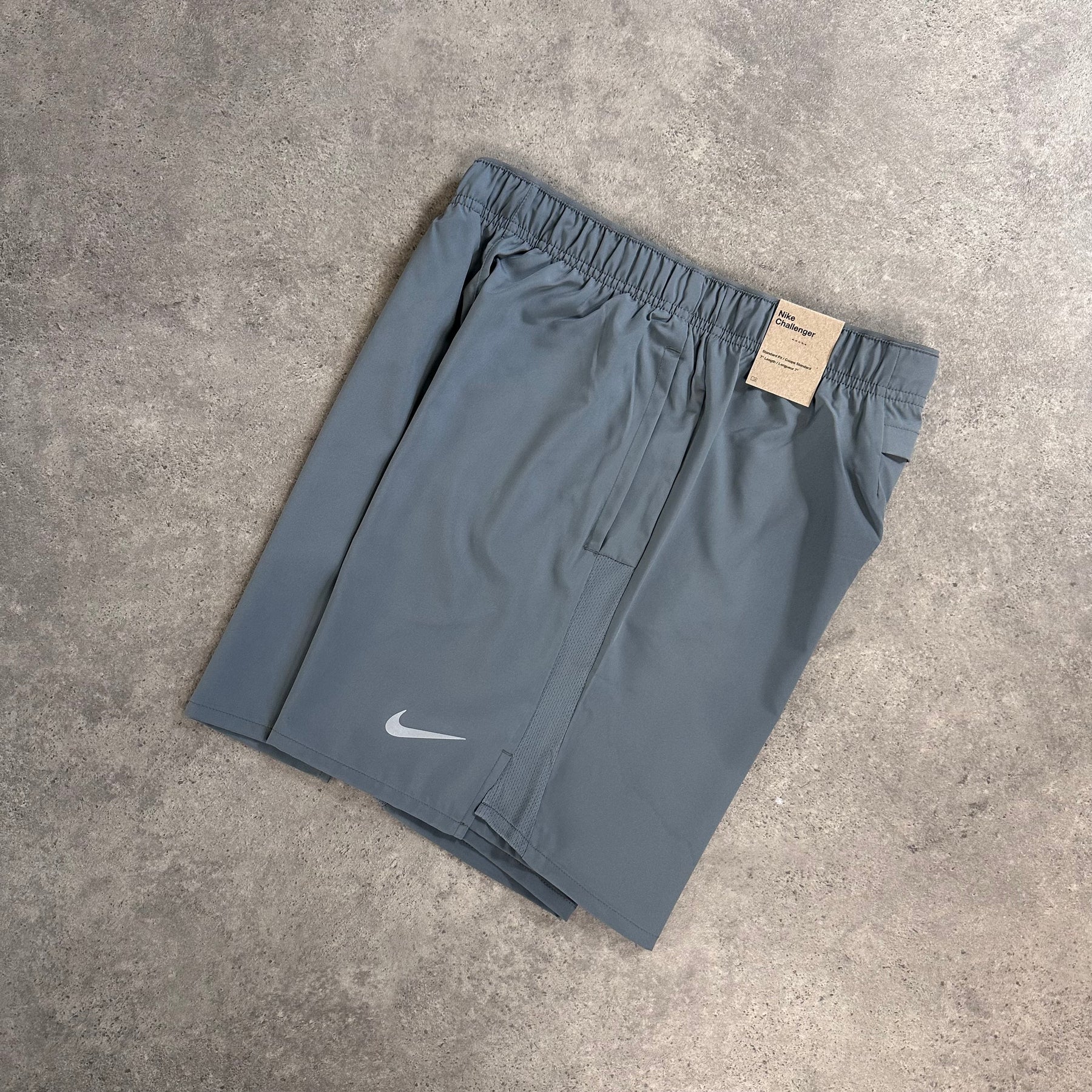 NIKE FLEX DRI-FIT SHORTS 7” - GREY