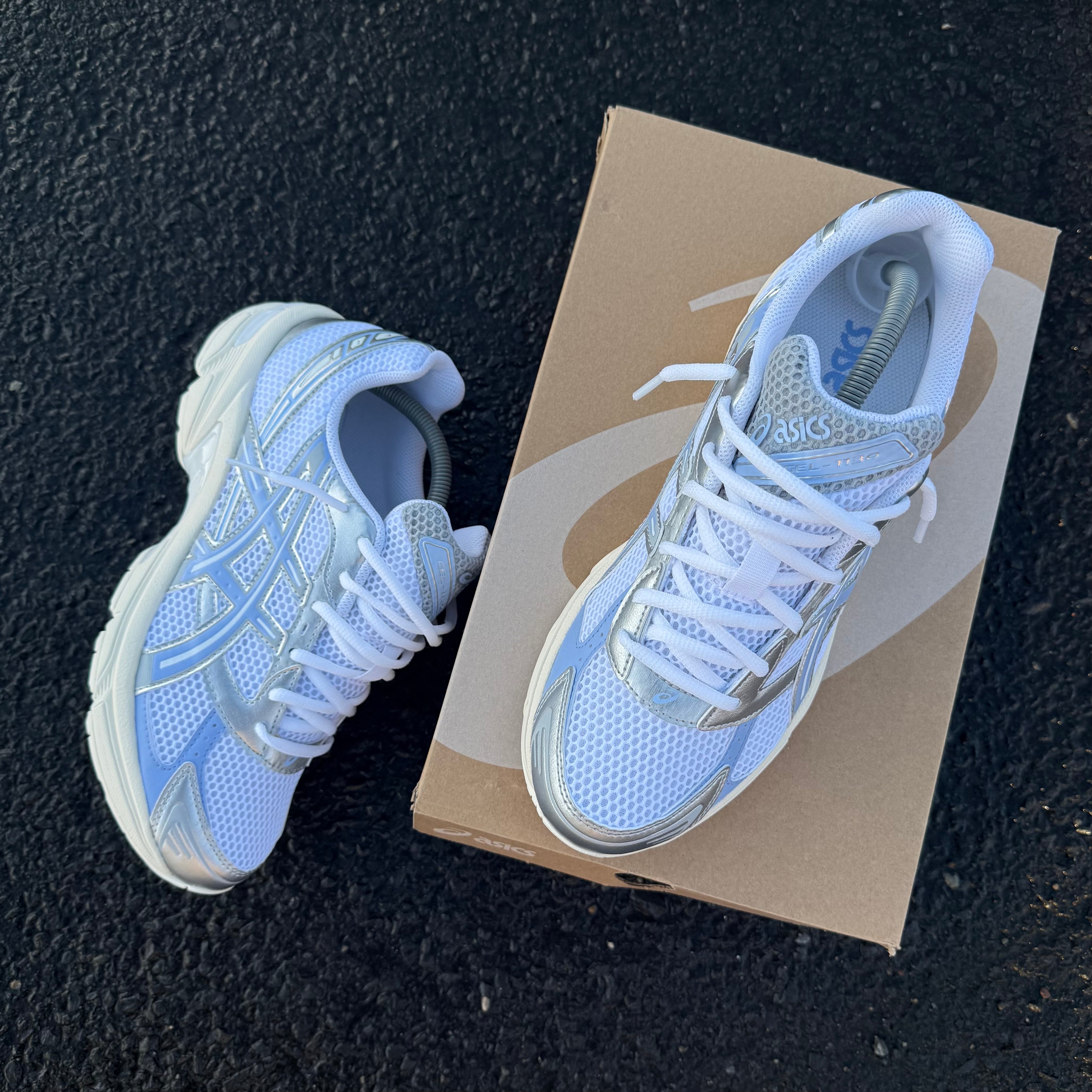 ASICS GEL 1130 TRAINER - WHITE LIGHT SAPPHIRE