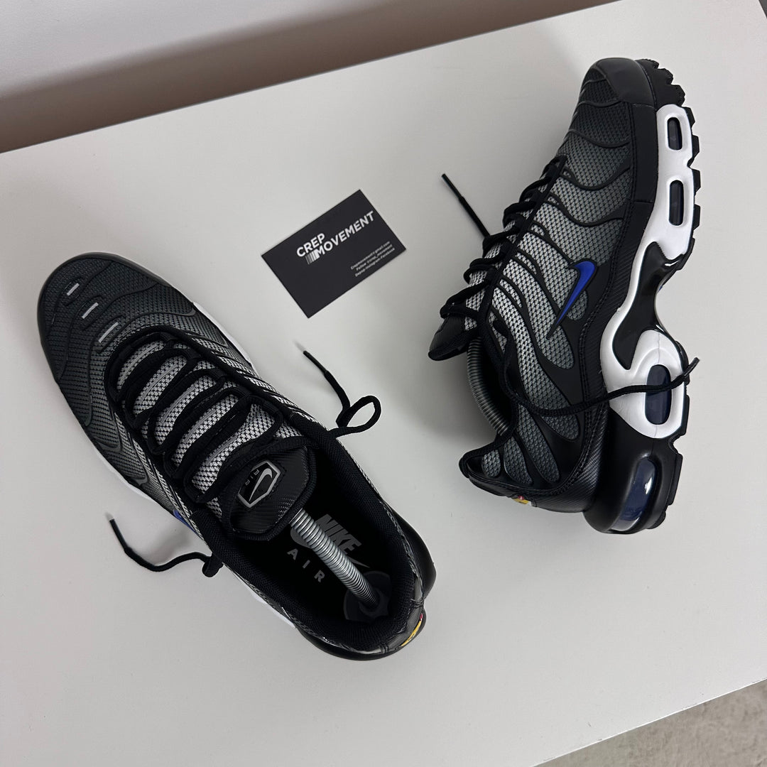 NIKE AIR MAX PLUS TN - PHANTOM BLACK / RACER BLUE