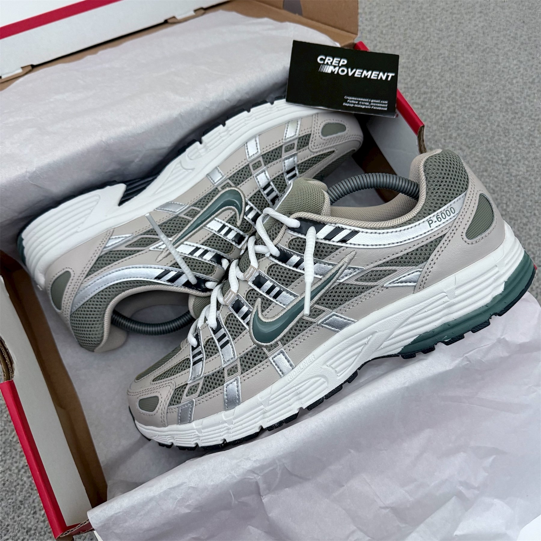 NIKE P-6000 - SAGE GREEN