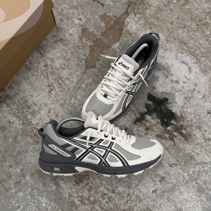 ASICS GEL VENTURE 6 TRAINER - OLIVE GREY/ CREAM