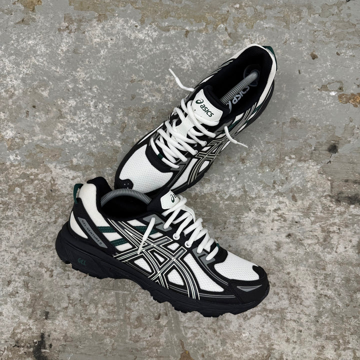 ASICS GEL VENTURE 6 TRAINER - BLACK/ RAINY LAKE GREEN