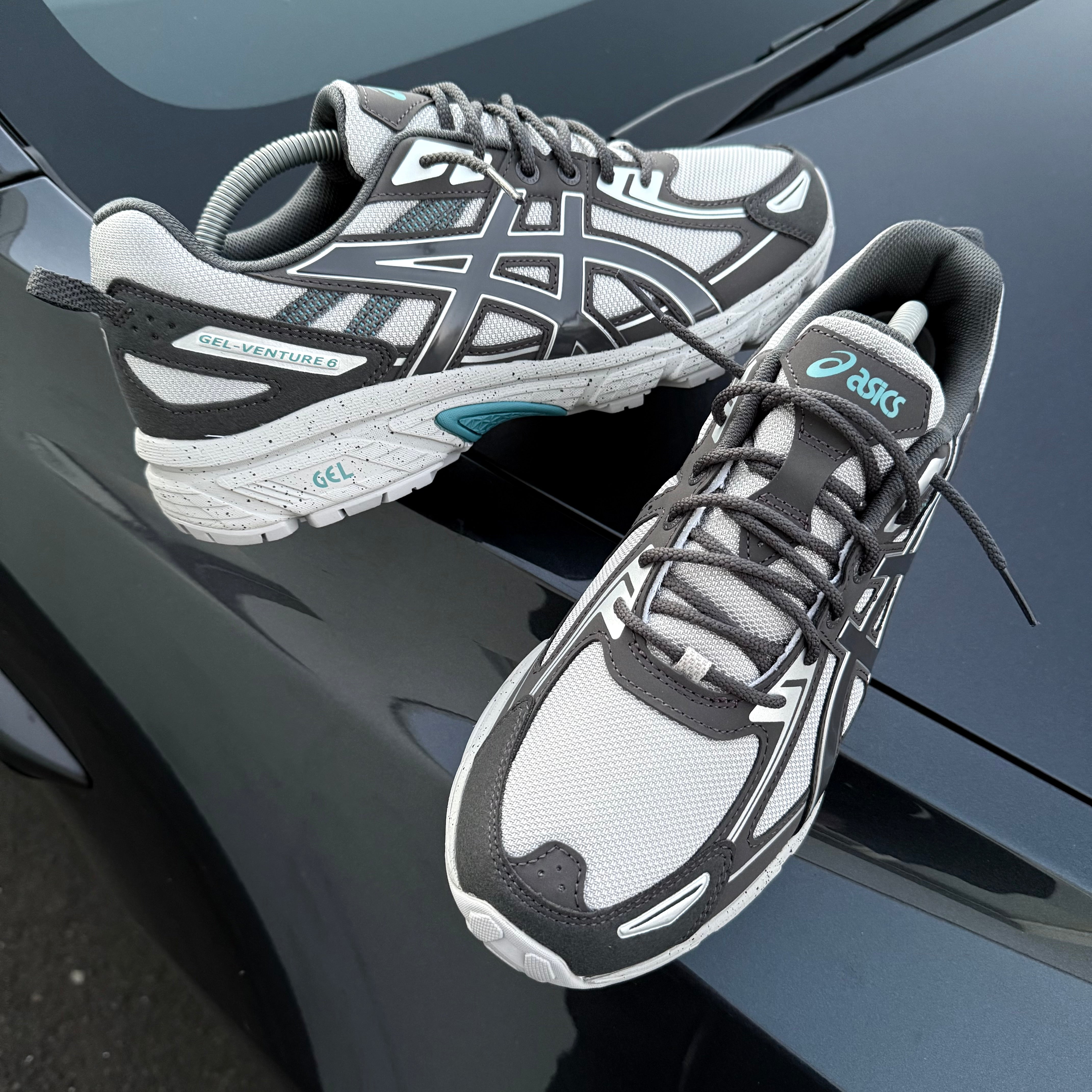 ASICS GEL VENTURE 6 TRAINER - WOLF GREY / BLUE