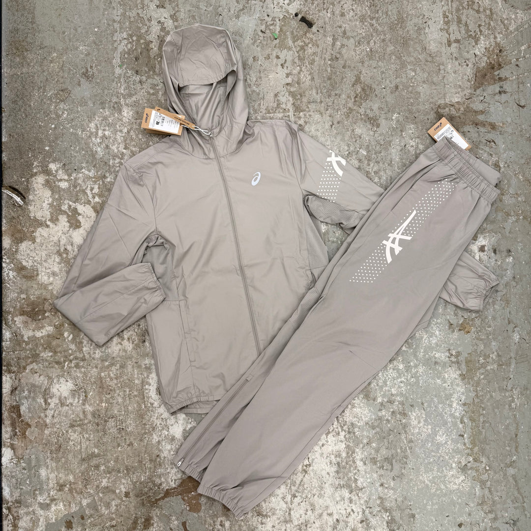 ASICS ICON WINDRUNNER AND ICON PANTS SET - MOONROCK BEIGE