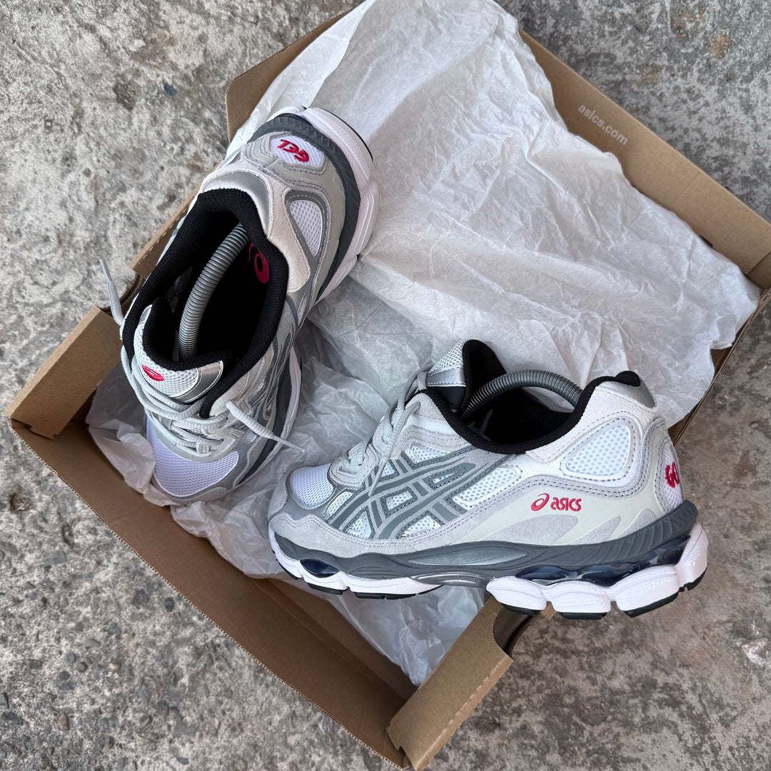ASICS GEL NYC TRAINER - WHITE / STEEL GREY