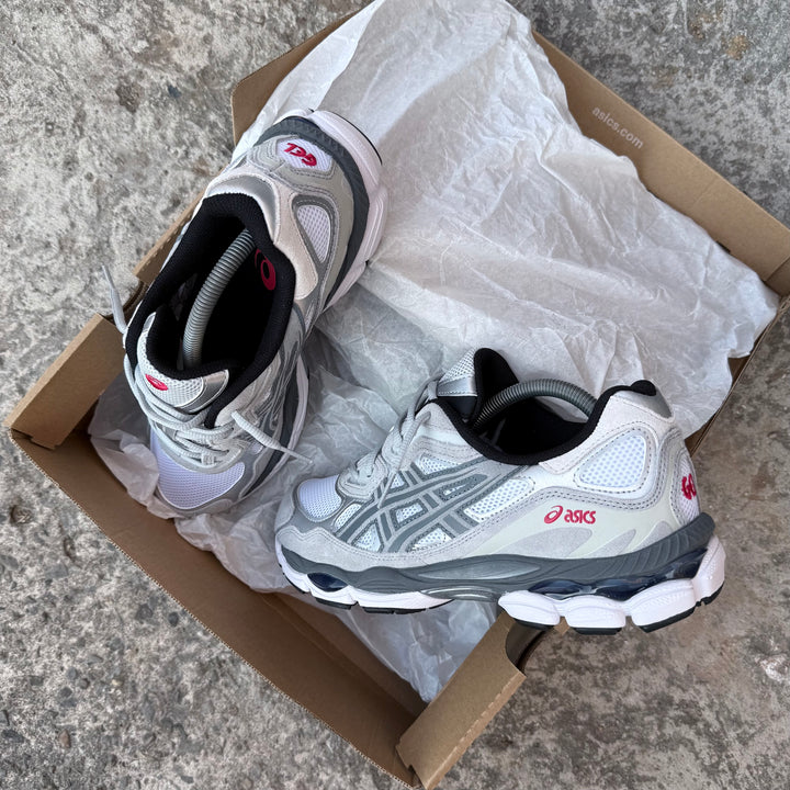 ASICS GEL NYC TRAINER - WHITE / STEEL GREY