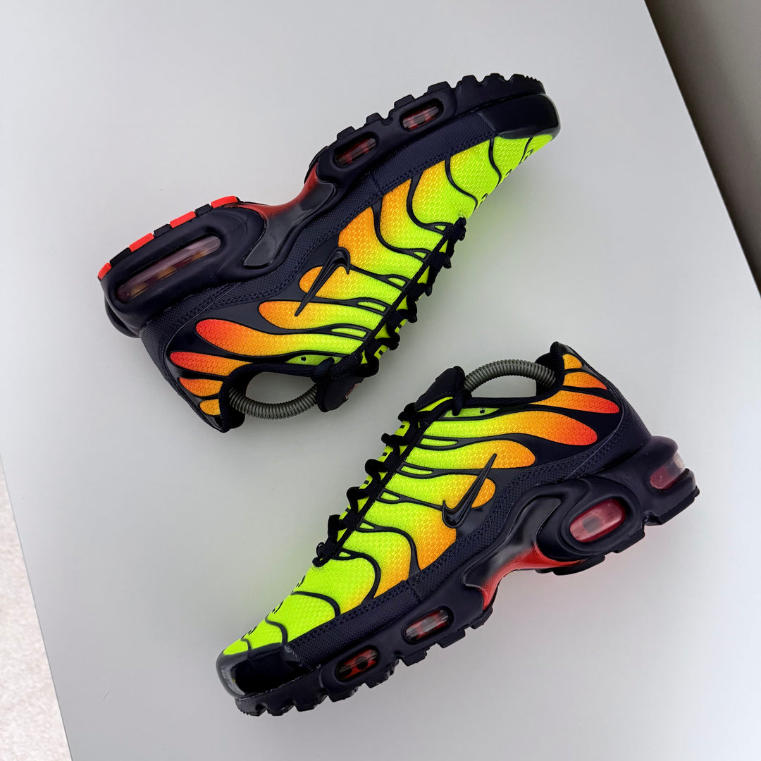 NIKE AIR MAX PLUS TN - LEMON VENOM/ BLACKENED BLUE