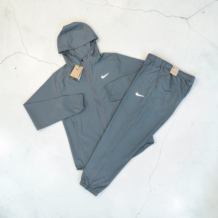 NIKE FORM DRI-FIT WINDRUNNER AND CHALLENGER PANTS SET - GREY