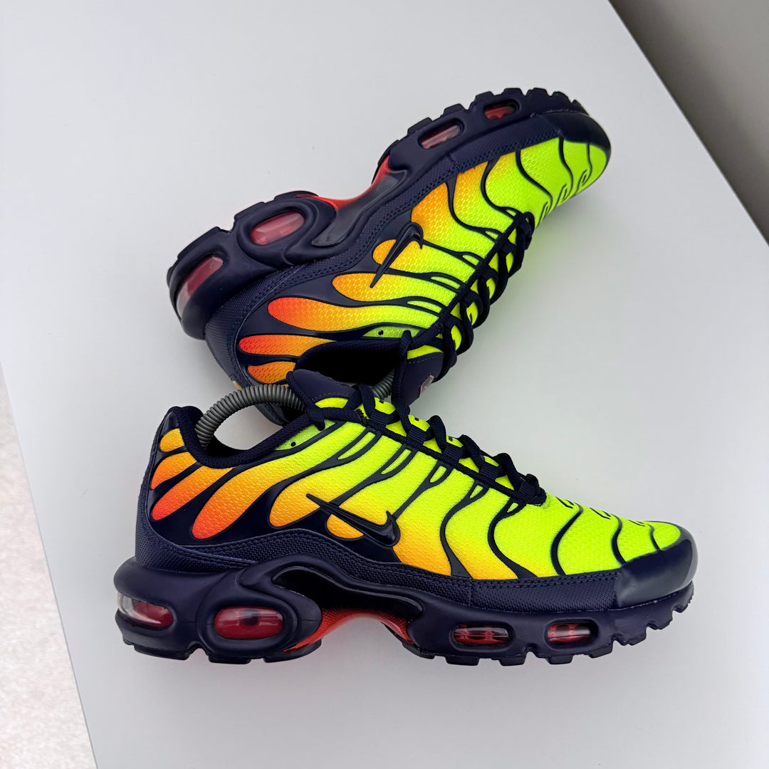 NIKE AIR MAX PLUS TN - LEMON VENOM/ BLACKENED BLUE