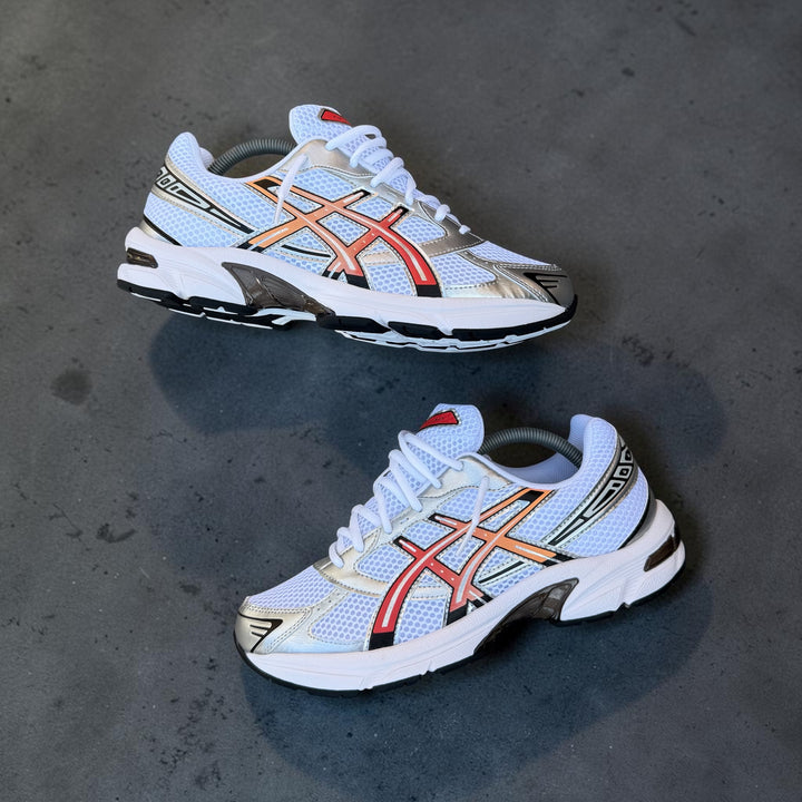 ASICS GEL 1130 TRAINER - WHITE / RED SNAPPER