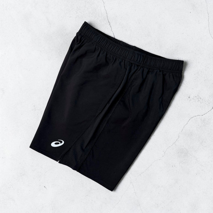 ASICS ROAD T-SHIRT AND CORE SHORTS SET - BLACK ANTHRACITE