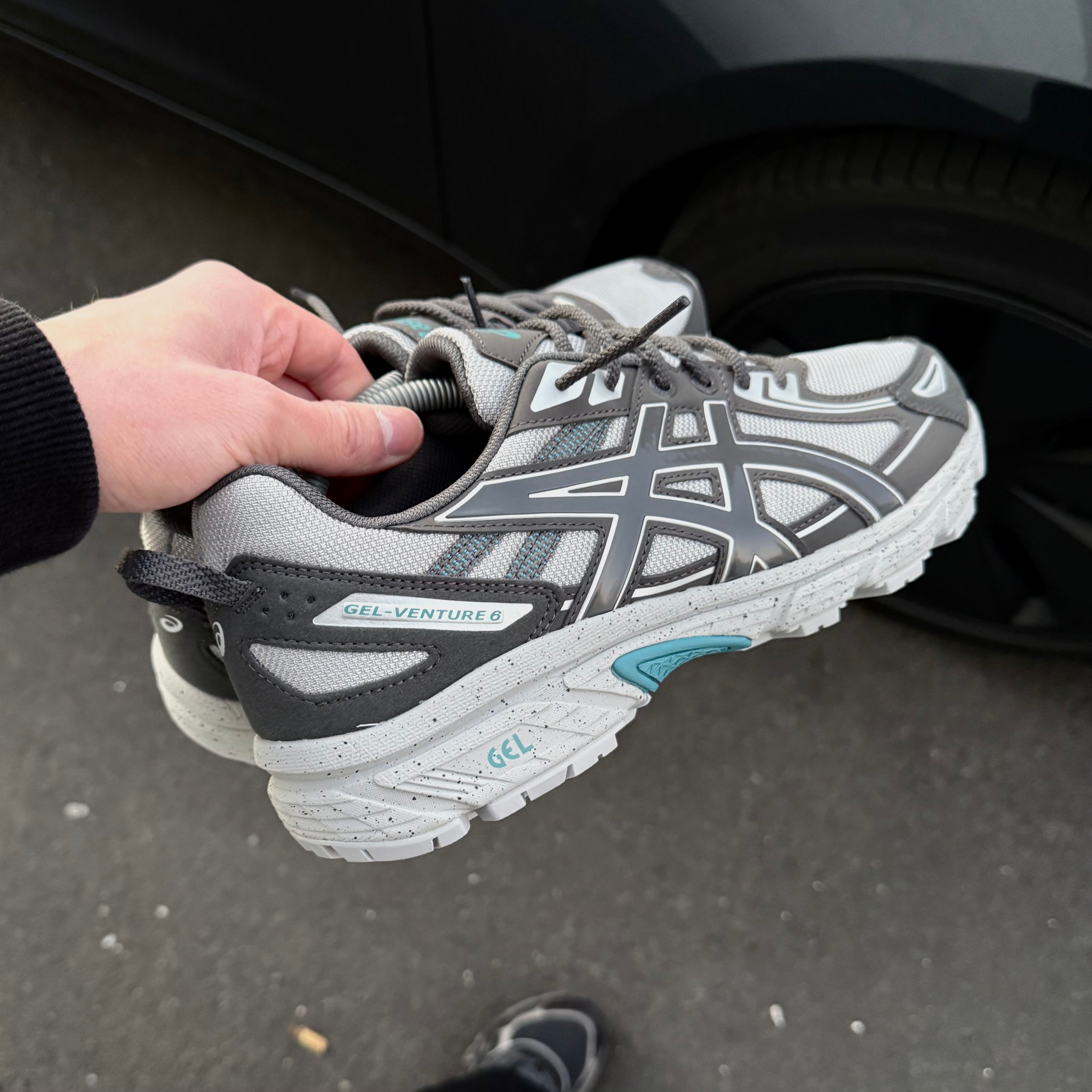 ASICS GEL VENTURE 6 TRAINER - WOLF GREY / BLUE