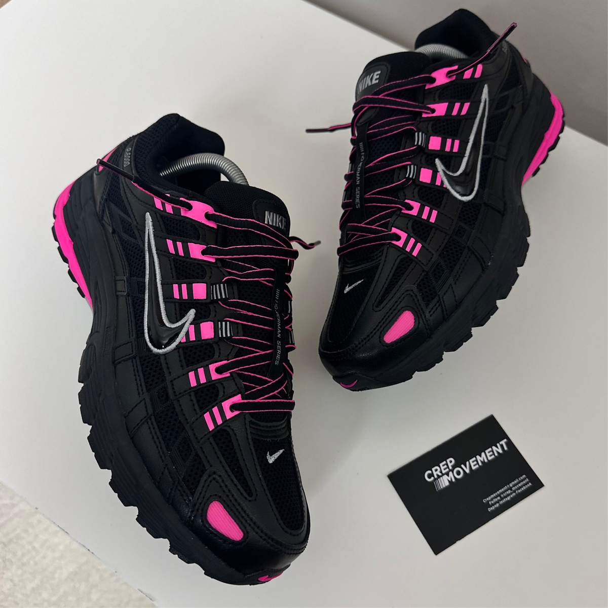 NIKE P-6000 - BLACK / RUSH PINK (2-4 Day dispatch)