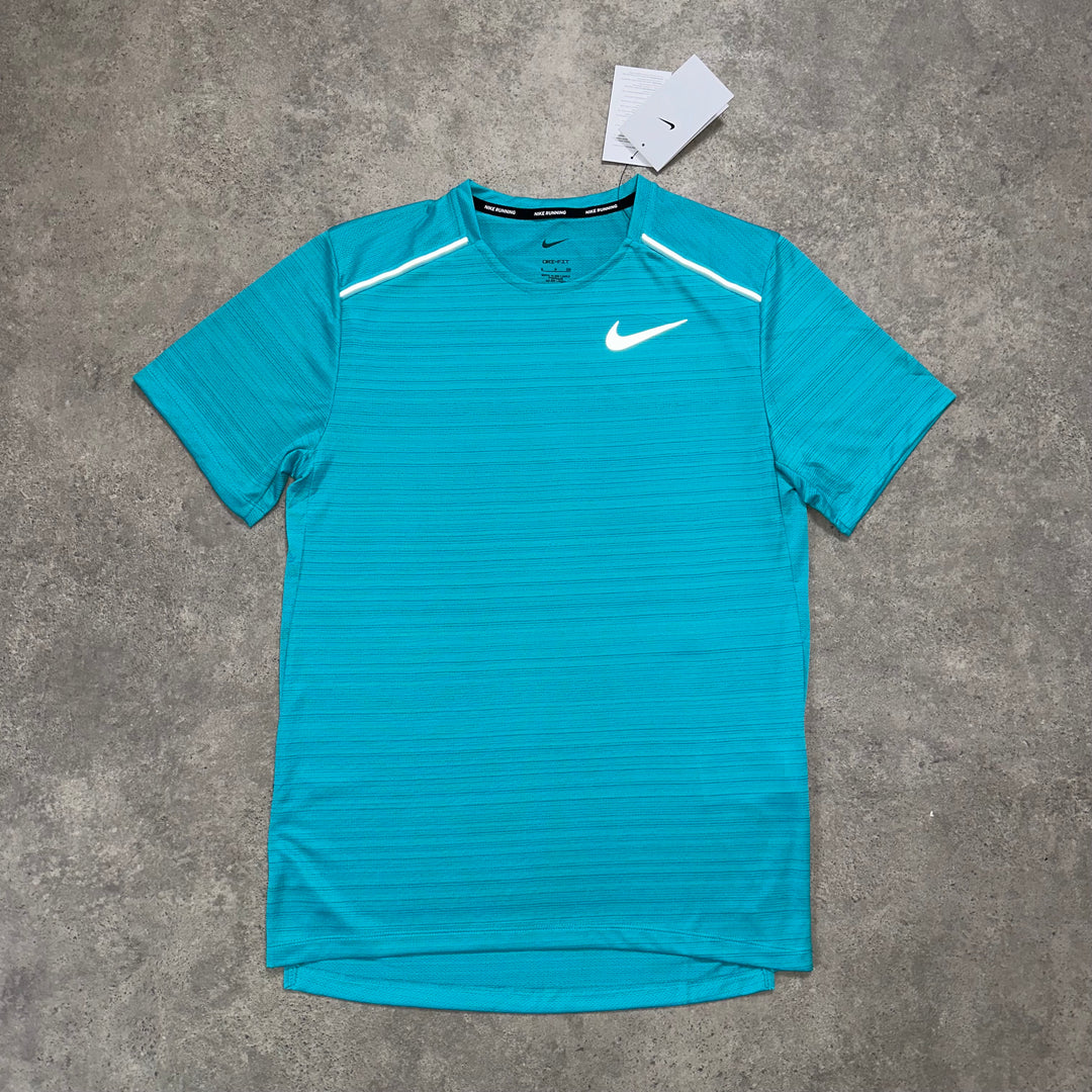 NIKE MILER 1.0 T SHIRT - DUSTY CACTUS