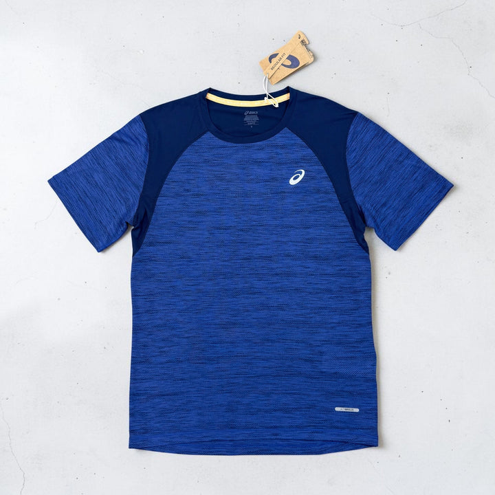 ASICS ROAD T-SHIRT AND ICON SHORTS SET - DARK COBALT