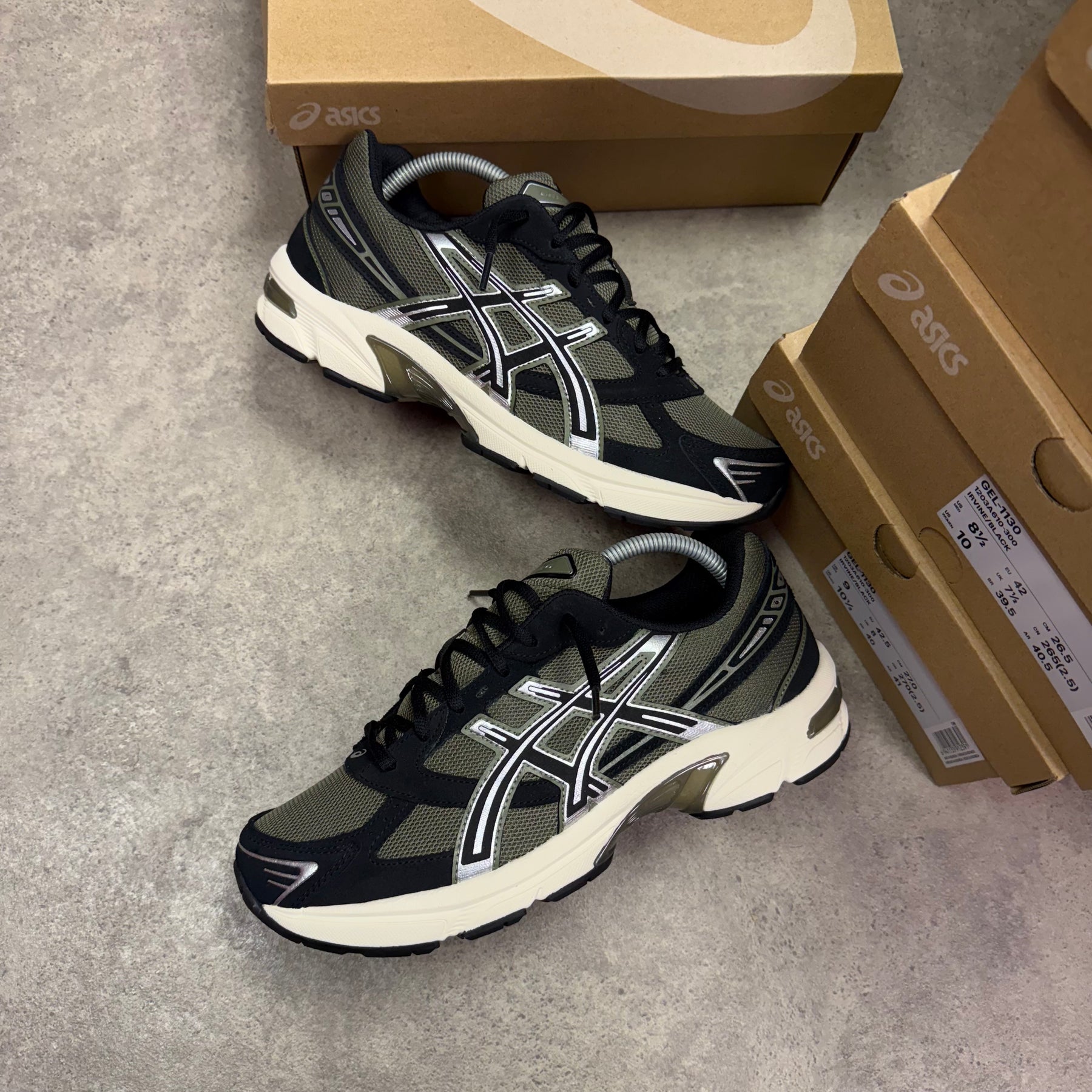 ASICS GEL 1130 TRAINER - KHAKI / BLACK