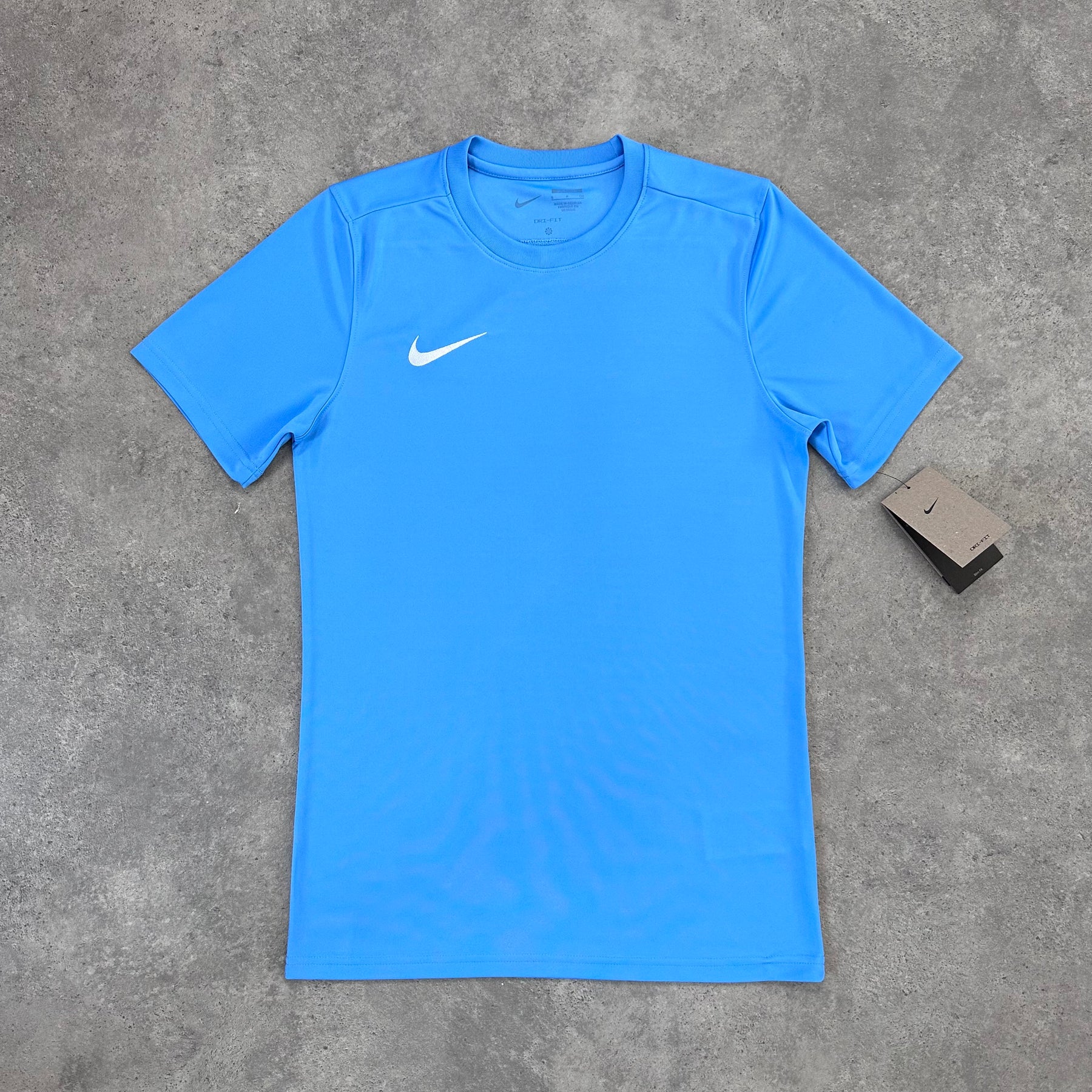 NIKE LOGO ESSENTIAL T SHIRT BABY BLUE