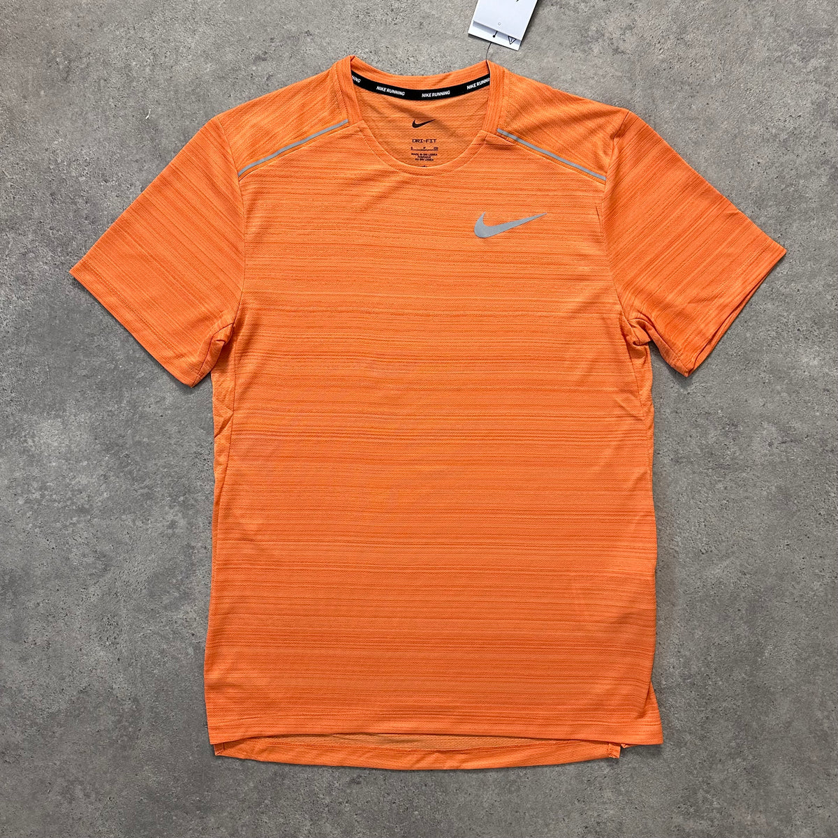 NIKE MILER 1.0 T SHIRT - ORANGE