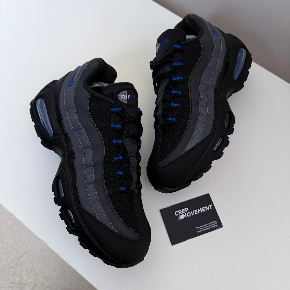 NIKE AIR MAX 95 - ROYAL BLUE / BLACK REFLECTIVE