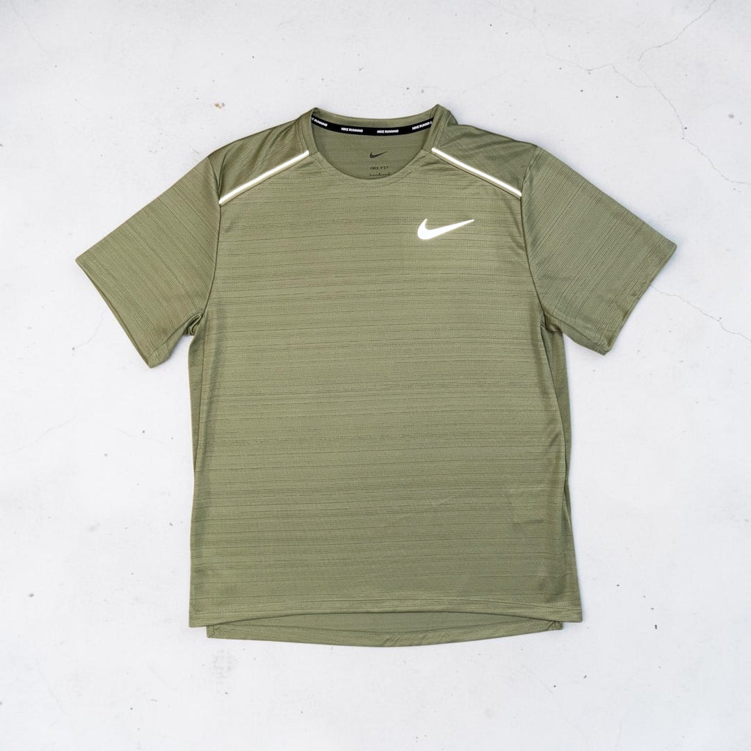 NIKE MILER 1.0 T SHIRT - KHAKI (Japan sizing)