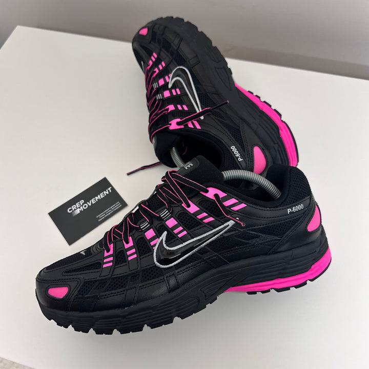 NIKE P-6000 - BLACK / RUSH PINK