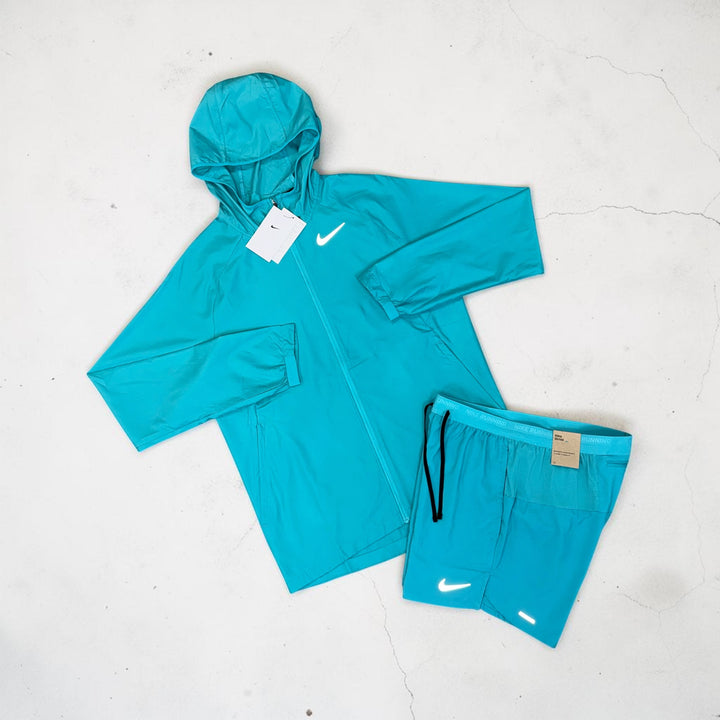 NIKE DRI-FIT WINDRUNNER AND FLEX STRIDE SHORTS SET - DUSTY CACTUS