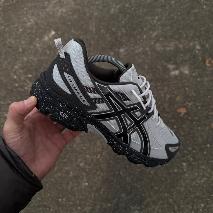 ASICS GEL VENTURE 6 TRAINER - GLACIER GREY / BLACK