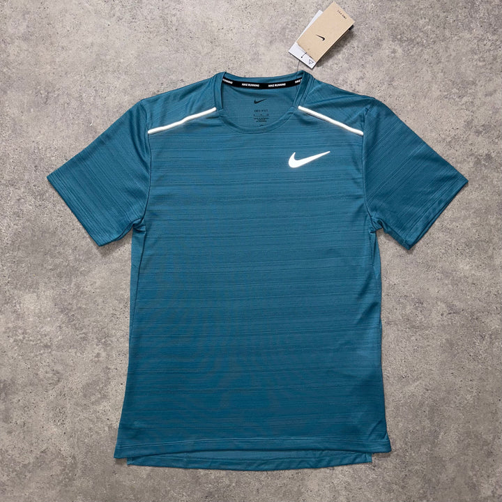 NIKE MILER 1.0 T SHIRT - TEAL