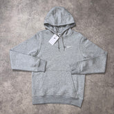 NIKE CLUB HOODY - GREY