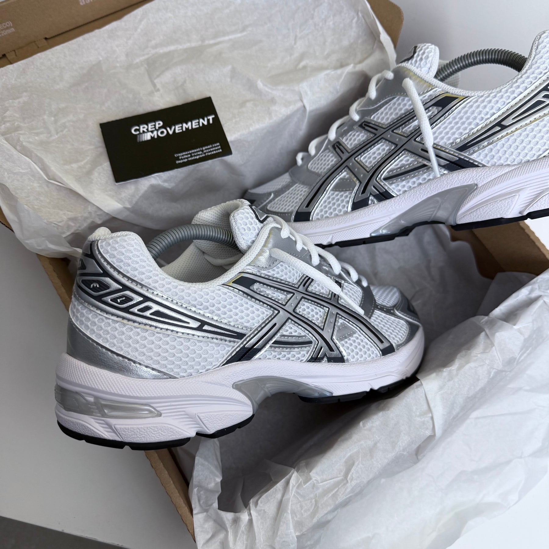 ASICS GEL 1130 TRAINER - WHITE / PURE SILVER