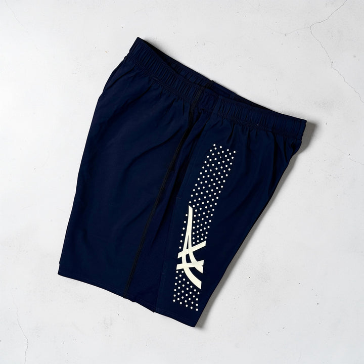 ASICS ICON SHORTS - NAVY BLUE (Japan sizing)