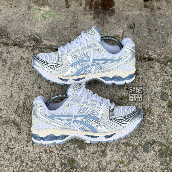 ASICS GEL-KAYANO 14 TRAINER - WHITE / LIGHT NAVY