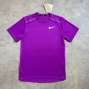 NIKE MILER 1.0 T SHIRT - PURPLE