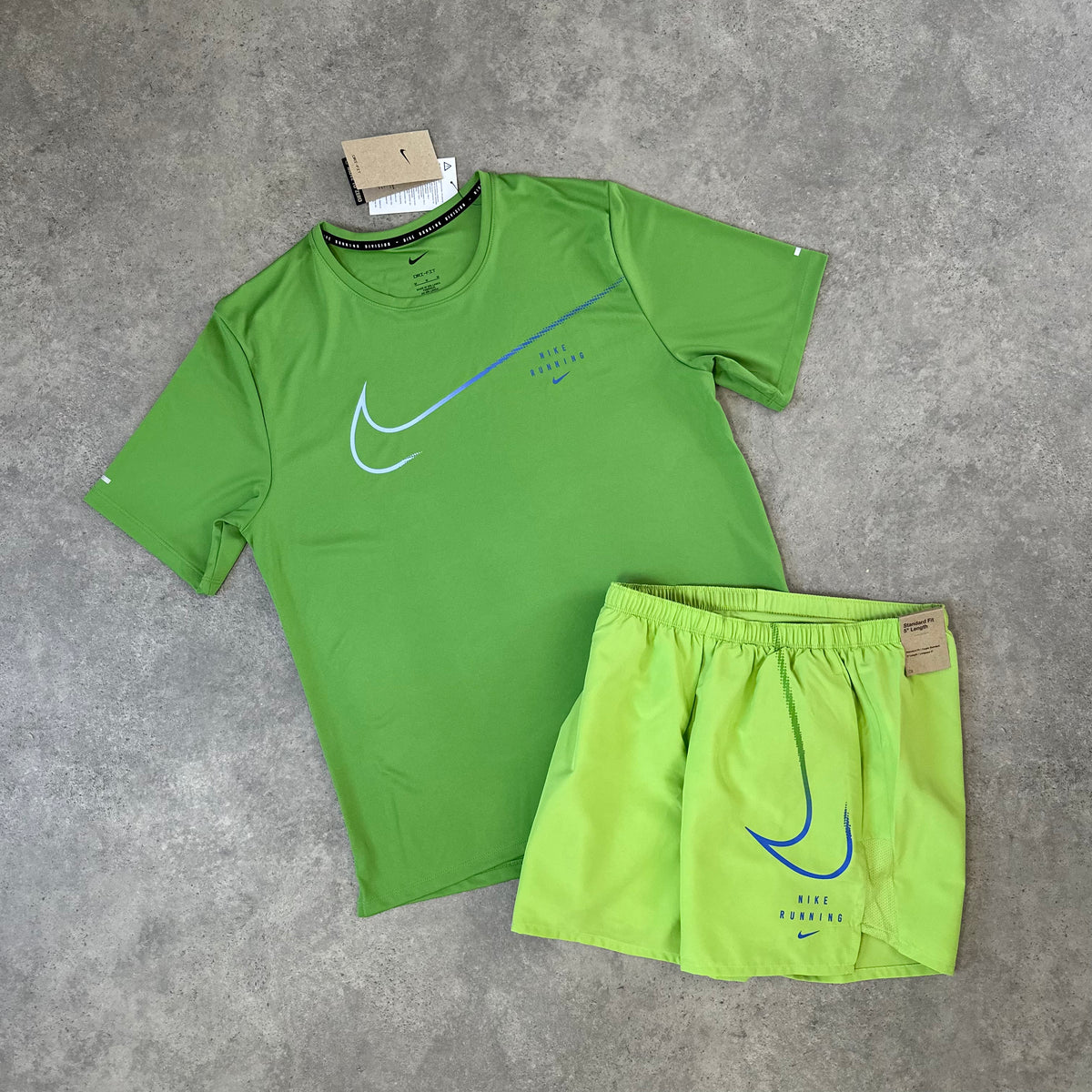 NIKE SWOOSH SET - LIME GREEN