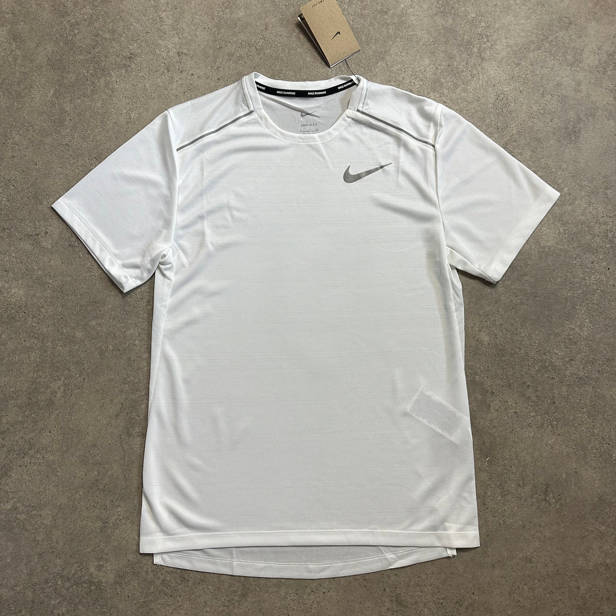 NIKE MILER 1.0 T SHIRT - WHITE