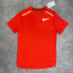 NIKE MILER 1.0 T SHIRT - RED